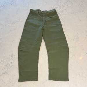 Nili Lotan Olive Cargo Pants